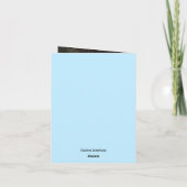 Romantisches Valentinstag-Karte Personalisiertes F (Rückseite)