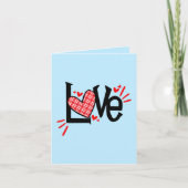 Romantisches Valentinstag-Karte Personalisiertes F (Vorderseite)