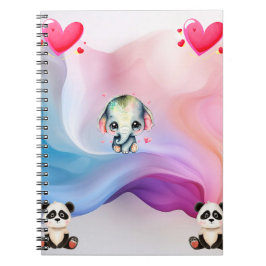 Romantisches Valentinstag-Wallpaper - digitale Kun Notizblock