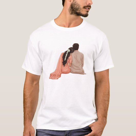 Romantisches Valentinstag-Zitat T-Shirt (Vorderseite)