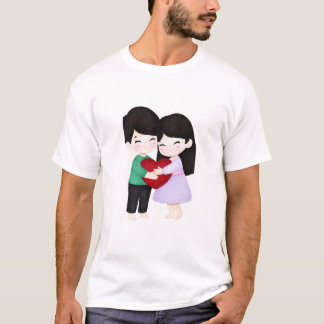 Romantisches Valentinstag-Zitat-T-Shirt T-Shirt