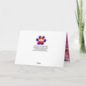 ROMANTISCHES VALENTINTAKT MIT ROMANTISCHEN ROSEN FEIERTAGSKARTE (Rückseite)