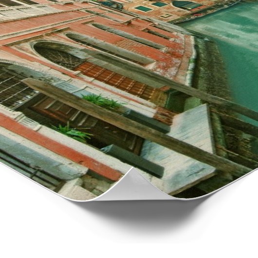 Romantisches venezianisches Poster (Ecke)