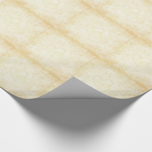 Romantisches Vintag Geschenkpapier (Ecke)