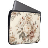Romantisches Vintage-Blumenstrauß-Muster Laptopschutzhülle (Vorne Rechts)