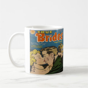 Romantisches Vintage-Comic-Design-Kaffeebecher Kaffeetasse