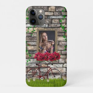 Romantisches Vintage-Fahrrad-Blumenfoto für sie Case-Mate iPhone Hülle