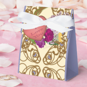Romantisches Vintage-Valentinstagsmotiv Geschenkschachtel