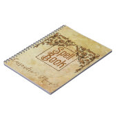 Romantisches, Vintages, antikes Zauberbuch Notizblock (Linke Seite)