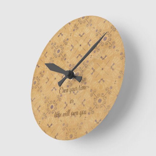 Romantisches Vintages Design Runde Wanduhr (Winkel)