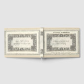 Romantisches Vintages Gästebuch für Elfenbein (Voll)