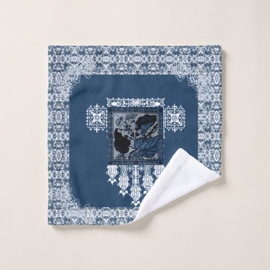 Romantisches Vintages HandtuchSet Badhandtuch Set (Waschlappen)