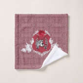 Romantisches Vintages HandtuchSet Badhandtuch Set (Waschlappen)