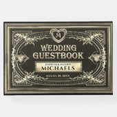 Romantisches Vintages Look Gästebuch (Rückseite)