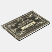 Romantisches Vintages Look Gästebuch (Ecke)