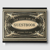 Romantisches Vintages Look Gästebuch (Vorderseite)