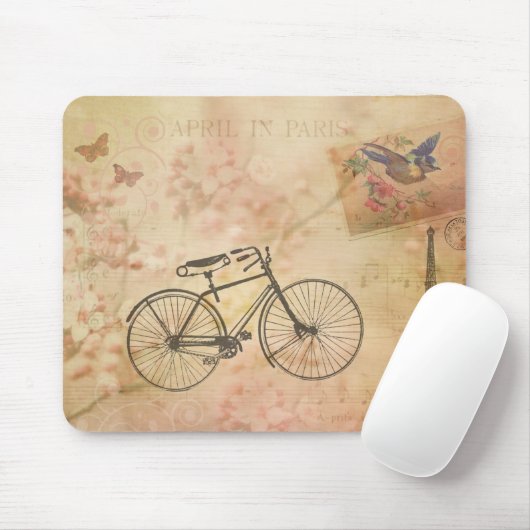 Romantisches Vintages Paris in der Mousepad (Mit Mouse)