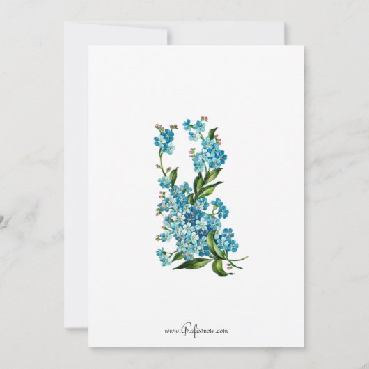 Romantisches Vintages Valentin Feiertagskarte (Rückseite)