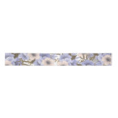 Romantisches Violet & Sage Botanisches Blut Satinband (Vorderseite)