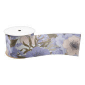 Romantisches Violet & Sage Botanisches Blut Satinband (Spule)