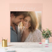 Romantisches Warmes Foto Acrylschild (Hochzeit)
