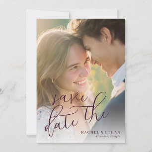 Romantisches warmes Foto Save The Date