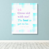 Romantisches Wasserfarbangebot Leinwanddruck (Insitu (Holzboden))