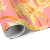 Romantisches Wasserfarbenmuster Geschenkpapier (Rolleneckpunkt)