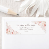 Romantisches weißes Rosa und rosa Blumenbezeichnun (Insitu)