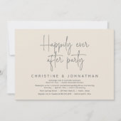 Romantisches Wunderland glücklich je nach Party Einladung (Vorderseite)