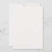 Romantisches Wüstenfoto Dankeskarte (Rückseite)