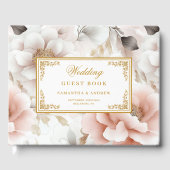 Romantisches Zeitloses Dusty Pink Wedding Gästebuc Gästebuch (Vorderseite)