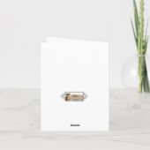 Romantisches Zitat mit Versailles-Garten-Karte Karte (Rückseite)