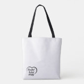 Romantisches Zitat über tiefe Liebe - Geschaffen, Tasche (Rückseite)