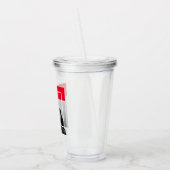 Romantisches Zitat und Foto | Valentines Gift Acryltrinkbecher (Links)