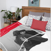 Romantisches Zitat und Foto | Valentines Gift Fleecedecke