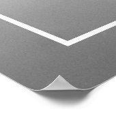 Romantisches Zitat und Foto | Valentines Gift Poster (Ecke)