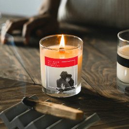 Romantisches Zitat und Foto | Valentines Gift Quadratischer Aufkleber