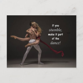 Romantisches Zitatriepaar Postkarte