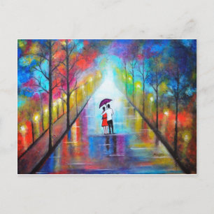 Romantisches Zwischenspiel Postkarte