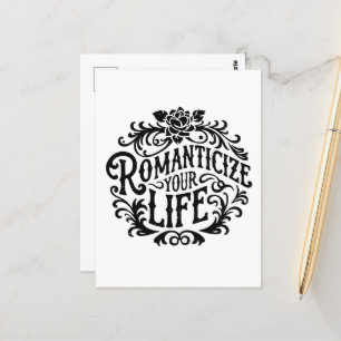 Romantisiere dein Leben Postkarte