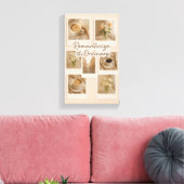 Romantisieren Sie die normale - ästhetische Polaro Leinwanddruck (Insitu (Wohnzimmer))