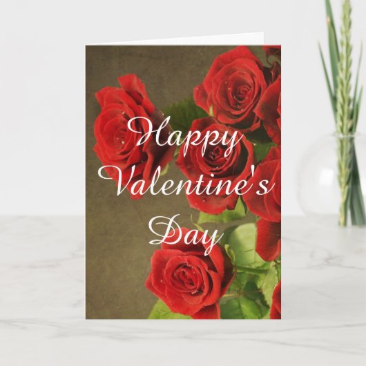 Romantiv Valentinstag-Karte Feiertagskarte (Vorderseite)