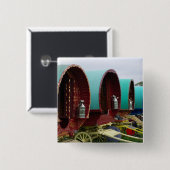 Romany gypsy caravans button (Vorne & Hinten)