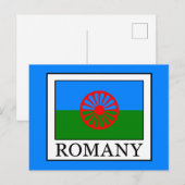 Romany Postkarte (Vorne/Hinten)