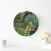 Romany Sinti und Roma Bowtop Waggon Große Uhr (Zuhause)