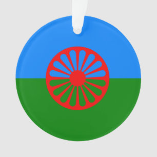 Romany Sinti und Roma Flag Ornament