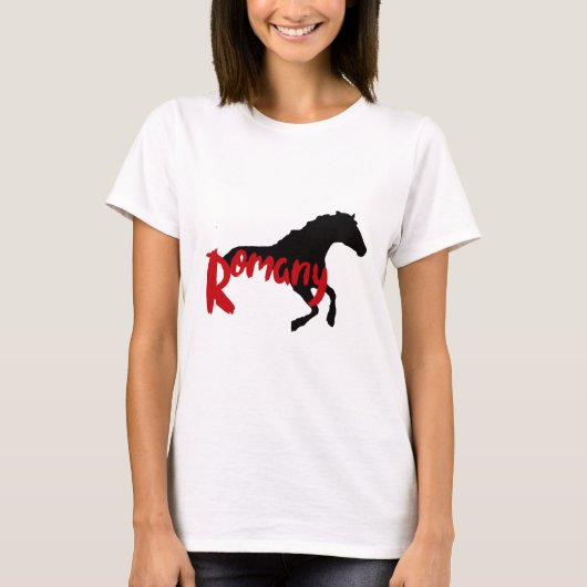 Romany Sinti und Roma text and Ross T - Shirt (Vorderseite)