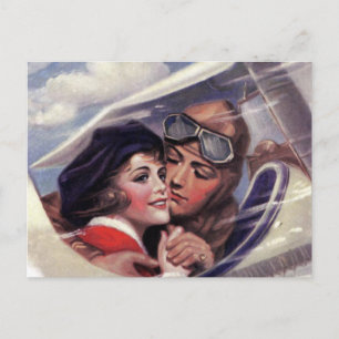 Romanze im Himmel Postkarte