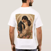 Romanze im Rosengarten. T-Shirt (Rückseite)
